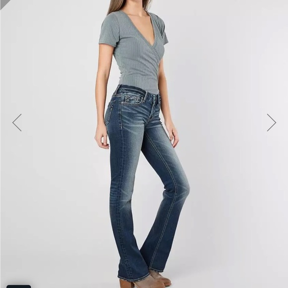 Buckle Black Women Fit No. 53 Boot Stretch Jeans Size 28x34 - Picture 10 of 11